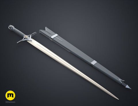 Galadriel's Sword & Scabbard - Rings of Power