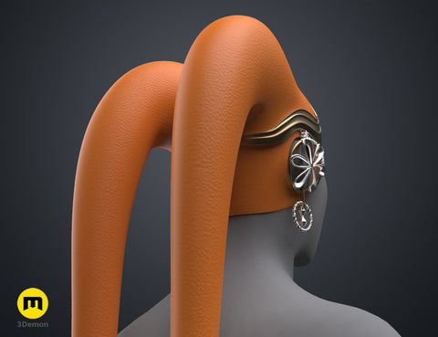 Garsa Fwip’s Lekku and Headpiece – Star Wars