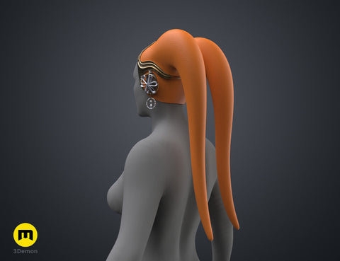 Garsa Fwip’s Lekku and Headpiece – Star Wars