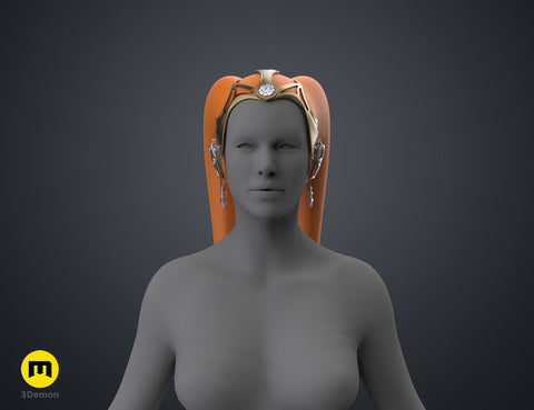 Garsa Fwip’s Lekku and Headpiece – Star Wars