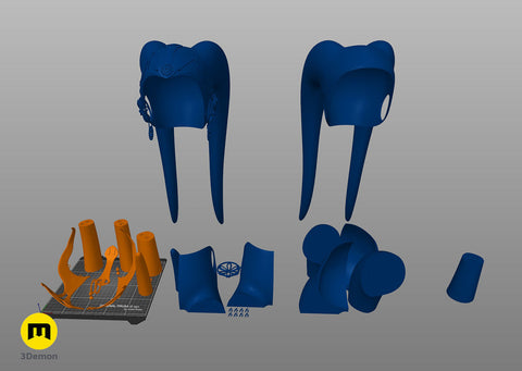 Garsa Fwip’s Lekku and Headpiece – Star Wars