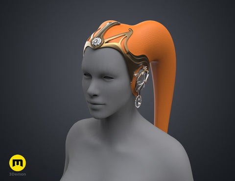 Garsa Fwip’s Lekku and Headpiece – Star Wars