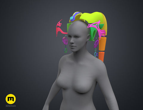 Garsa Fwip’s Lekku and Headpiece – Star Wars