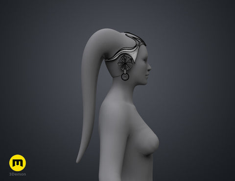 Garsa Fwip’s Headpiece - Star Wars Book of Boba Fett