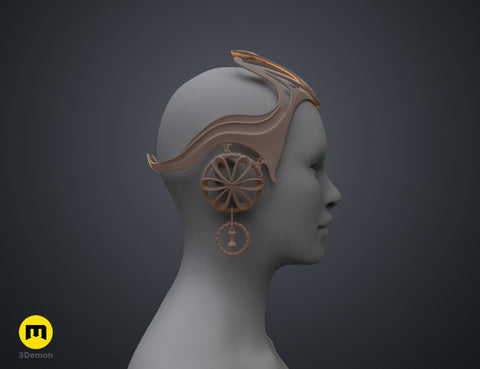 Garsa Fwip’s Headpiece - Star Wars Book of Boba Fett