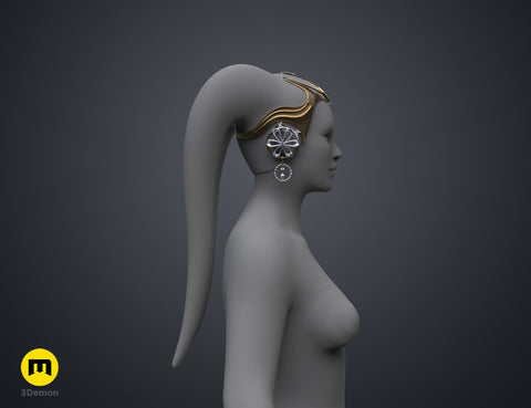Garsa Fwip’s Headpiece - Star Wars Book of Boba Fett