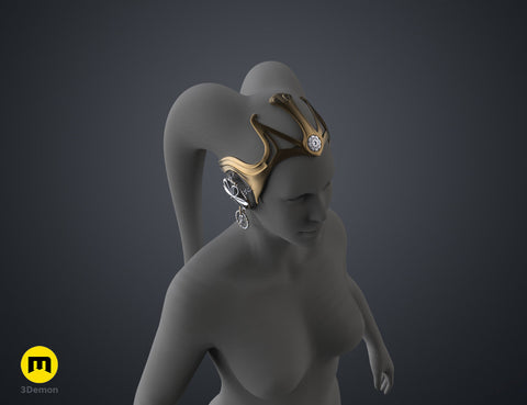 Garsa Fwip’s Headpiece - Star Wars Book of Boba Fett
