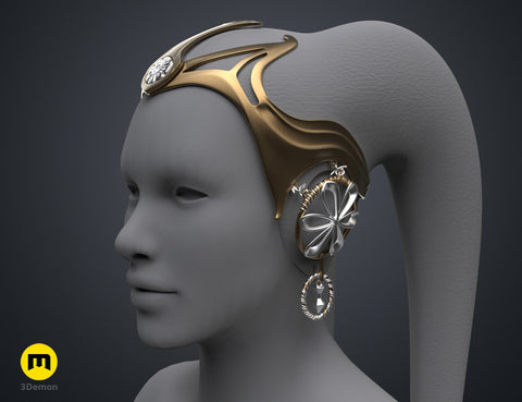 Garsa Fwip’s Headpiece - Star Wars Book of Boba Fett
