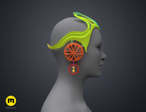 Garsa Fwip’s Headpiece - Star Wars Book of Boba Fett