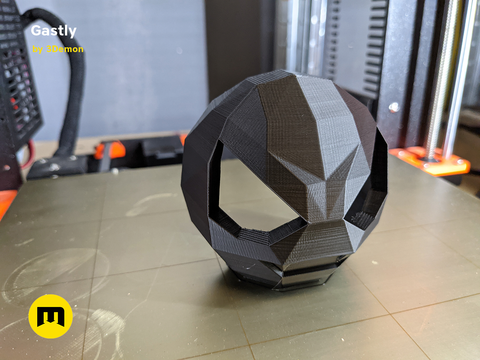 Gastly Low Poly Vapor Decoration