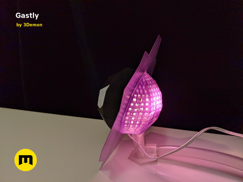 Gastly Low Poly Vapor Decoration
