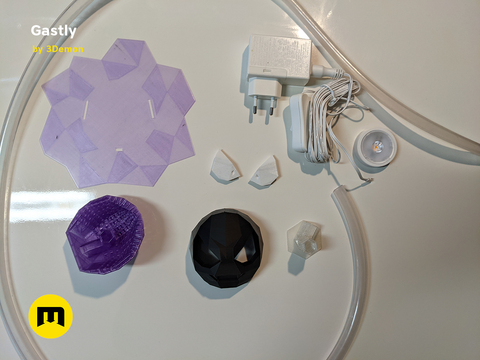 Gastly Low Poly Vapor Decoration