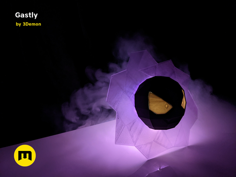 Gastly Low Poly Vapor Decoration