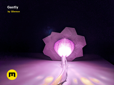 Gastly Low Poly Vapor Decoration