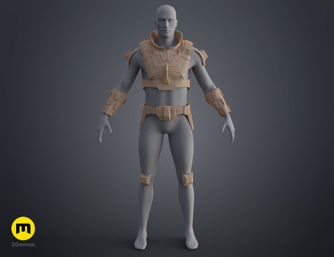 Glossu Rabban Harkonnen armor - Dune