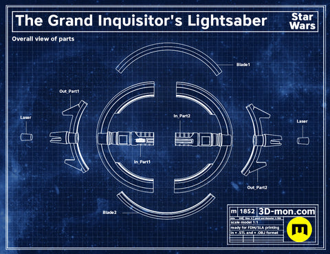 Grand Inquisitor Lightsaber - Obi-Wan