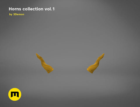 Small antelope horns