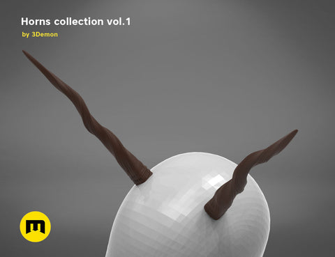 Antelope twisted horns