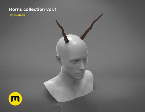 Antelope twisted horns