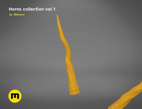 Antelope twisted horns