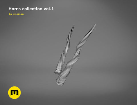 Antelope twisted horns
