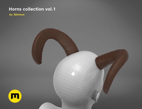 Mouflon horns