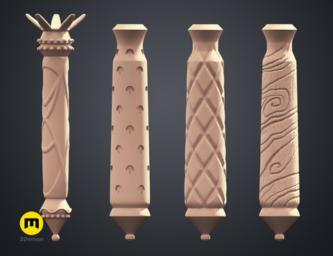 Hogwarts Legacy Wand Grips vol. 1