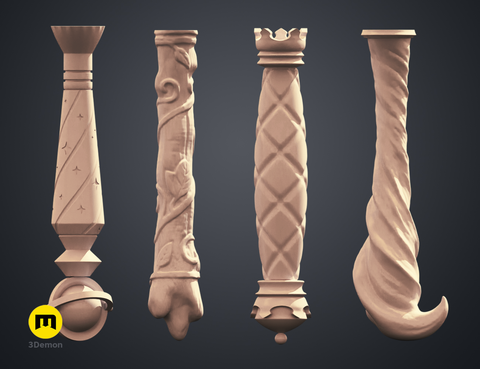 Hogwarts Legacy Wand Grips vol. 2