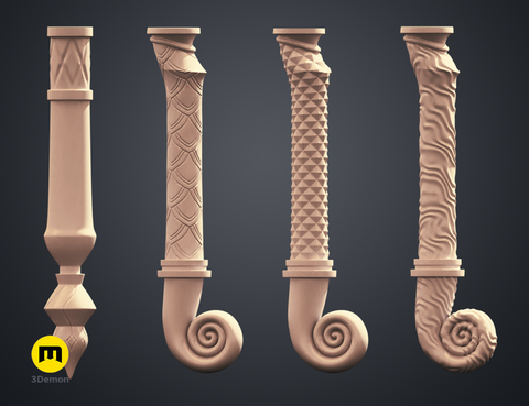 Hogwarts Legacy Wand Grips vol. 3