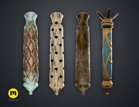 Hogwarts Legacy Wand Grips vol. 1