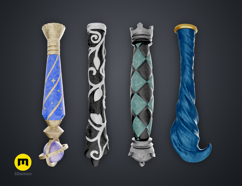 Hogwarts Legacy Wand Grips vol. 2
