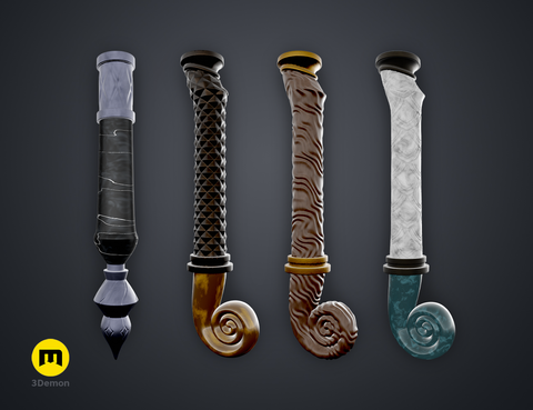 Hogwarts Legacy Wand Grips vol. 3
