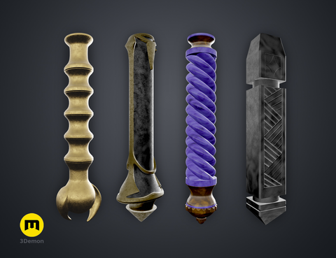 Hogwarts Legacy Wand Grips vol. 4