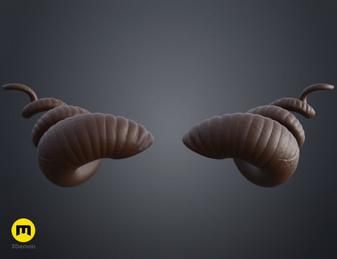 Helical horns