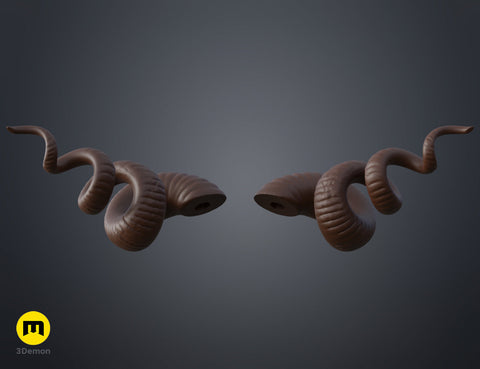 Helical horns