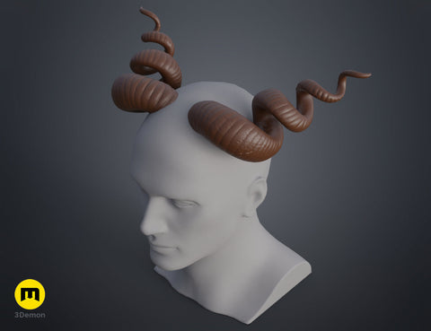 Helical horns