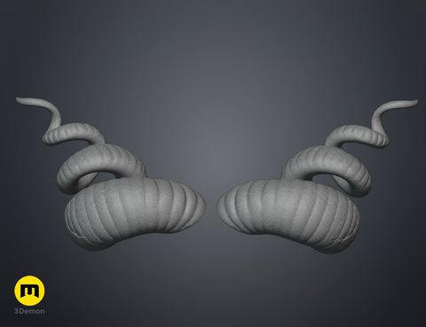Helical horns