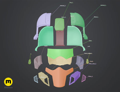 Helldivers 2 B-01 Tactical Helmet
