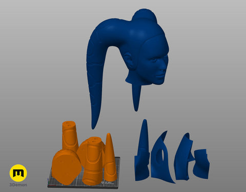 Hera Syndulla’s Lekku Mold - Star Wars