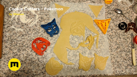 Pokemon Cookie Cutters