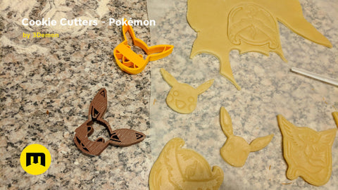 Pokemon Cookie Cutters
