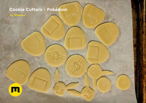 Pokemon Cookie Cutters