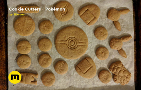 Pokemon Cookie Cutters