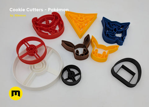 Pokemon Cookie Cutters