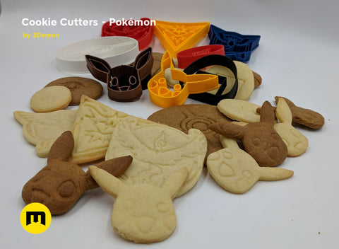 Pokemon Cookie Cutters