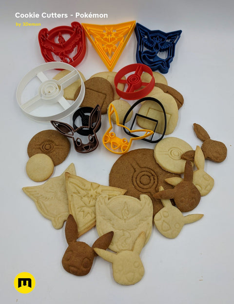 Pokemon Cookie Cutters