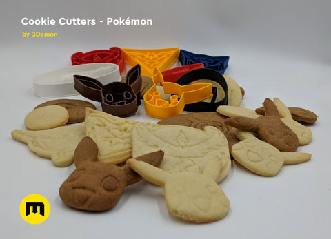 Pokemon Cookie Cutters