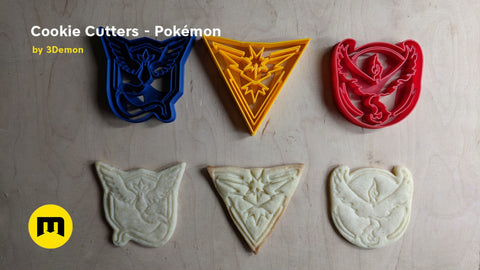 Pokemon Cookie Cutters