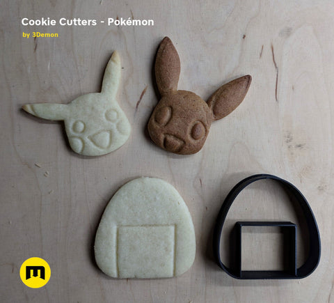 Pokemon Cookie Cutters