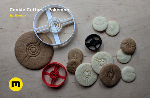 Pokemon Cookie Cutters